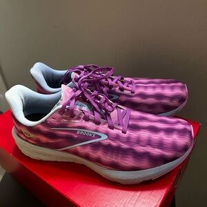 Brooks Purple Athletic Shoes with Cushioned Sole